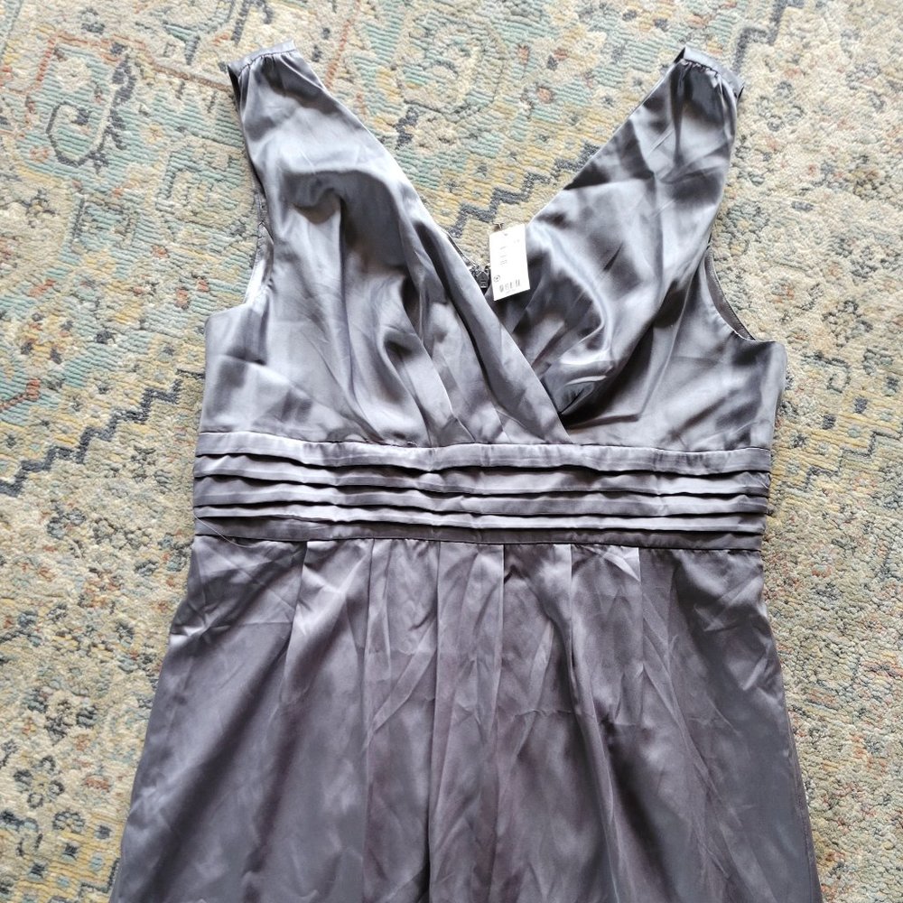 Womens Grey Silk Formal size 14 The Limited
